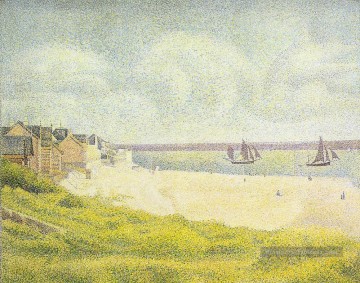 vue crotoy la vallée 1889 Peinture à l'huile